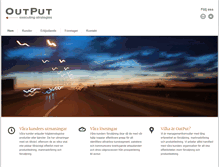 Tablet Screenshot of outputgroup.com
